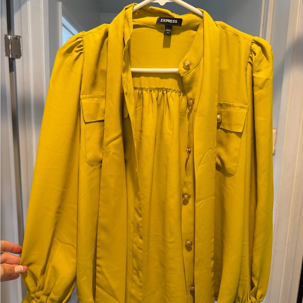 Express Women's Mustard Blazer